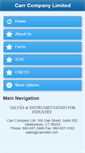 Mobile Screenshot of carrcoltd.com